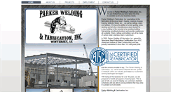 Desktop Screenshot of parkerweldingfabrication.com