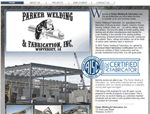 Tablet Screenshot of parkerweldingfabrication.com